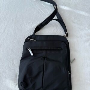 Travelon AntiTheft Travel Messenger Bag RFID Crossbody Secure black  purse